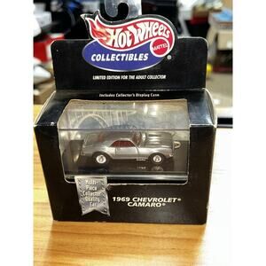1999 Hot Wheels Collectibles 1969 CHEVROLET CAMARO w/ Display Case X4